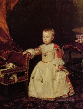 ディエゴ・ベラスケス Painting - フェリペ・プロスペロ王子の肖像画 ディエゴ・ベラスケス